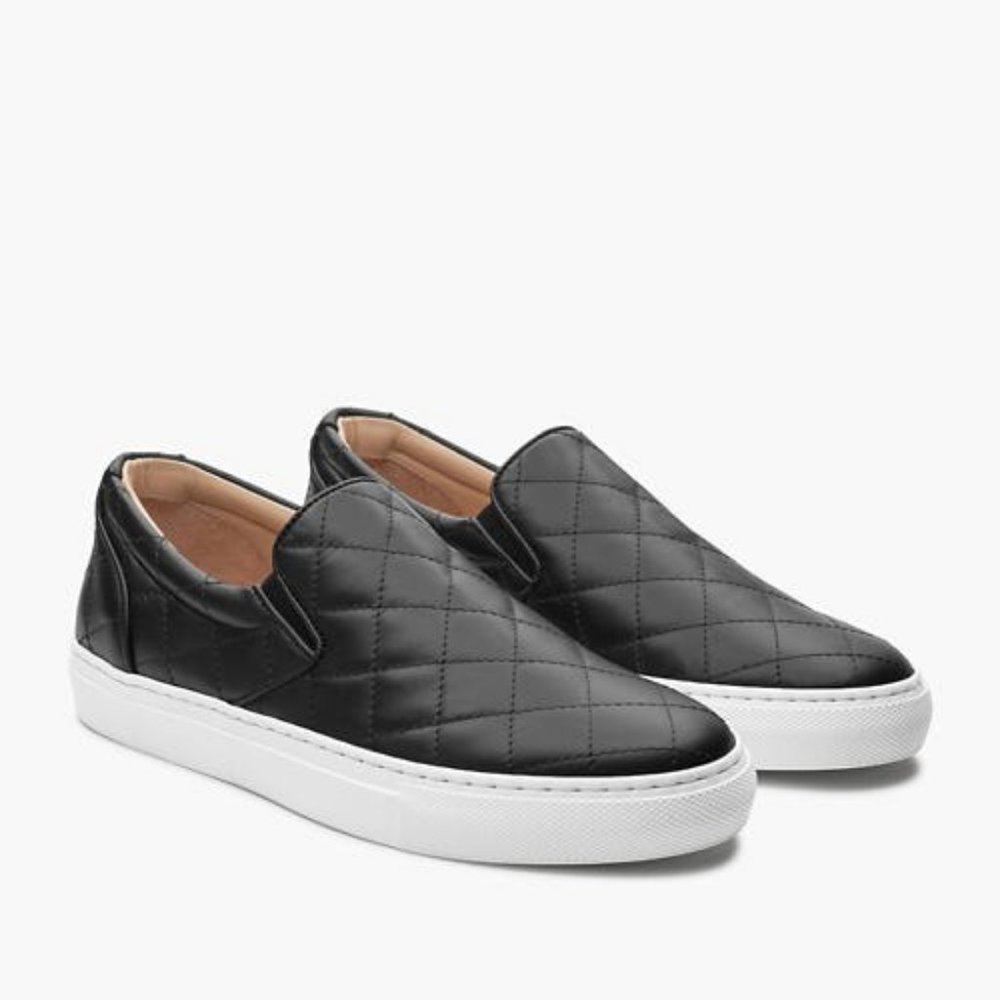 GREATS Wooster Quilted Leather Slip‑ons